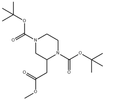 Di-tert-butyl 2-(2-methoxy-2-oxoethyl)piperazine-1,4-dicarboxylate